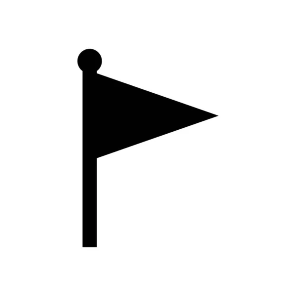 Bandiera Icona Vettoriale Modello Illustrazione Logo Design — Vettoriale Stock