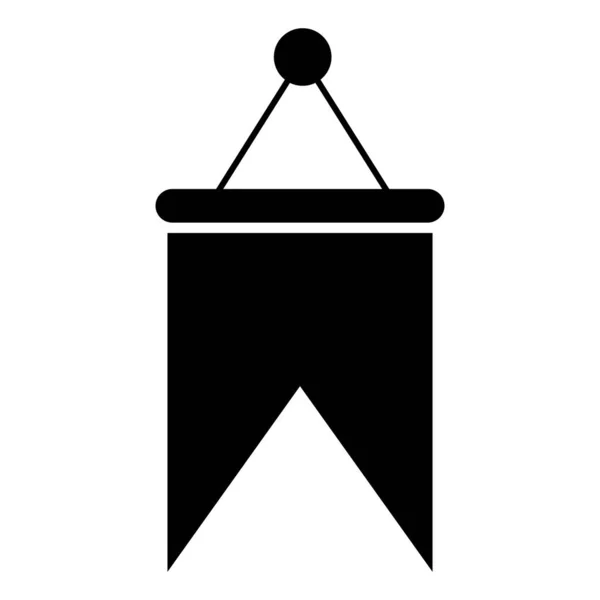 Icono Bandera Vector Plantilla Ilustración Logo Diseño — Archivo Imágenes Vectoriales