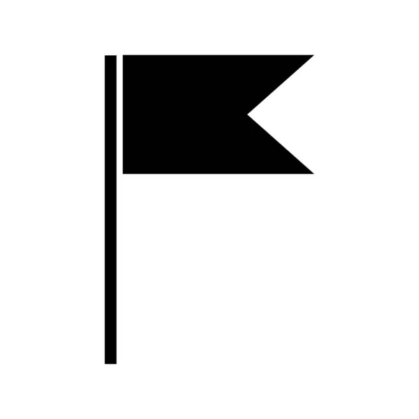 Bandiera Icona Vettoriale Modello Illustrazione Logo Design — Vettoriale Stock