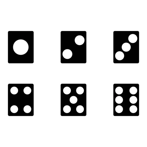 Gambling Icon Vector Template Illustration Logo Design — Stock Vector