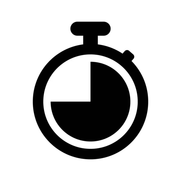 Stoppuhr Symbol Vektor Vorlage Illustration Logo Design — Stockvektor