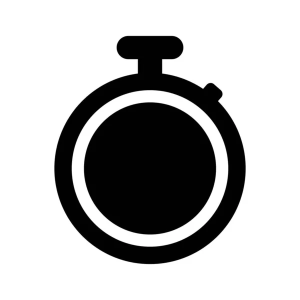 Modelo Vetor Ícone Cronômetro Ilustração Logotipo Design — Vetor de Stock