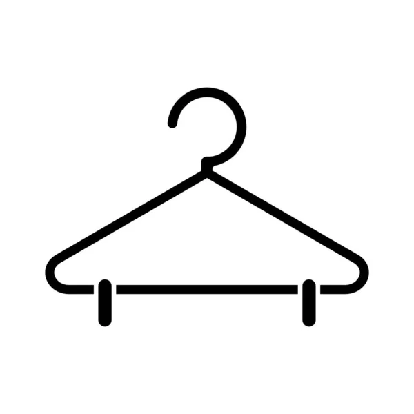 Kleiderbügel Symbol Vektor Vorlage Illustration Logo Design — Stockvektor