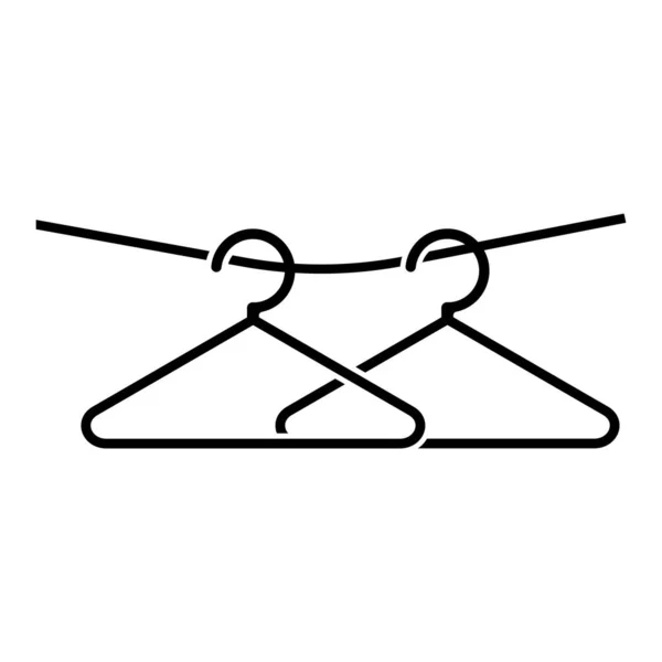 Hanger Icon Vector Template Illustration Logo Design — Stock Vector