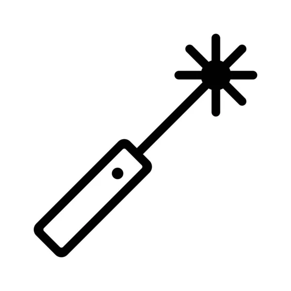 Дизайн Логотипа Векторного Шаблона Лазера — стоковый вектор
