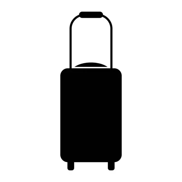 スーツケースアイコンベクトルイラストロゴデザイン — ストックベクタ