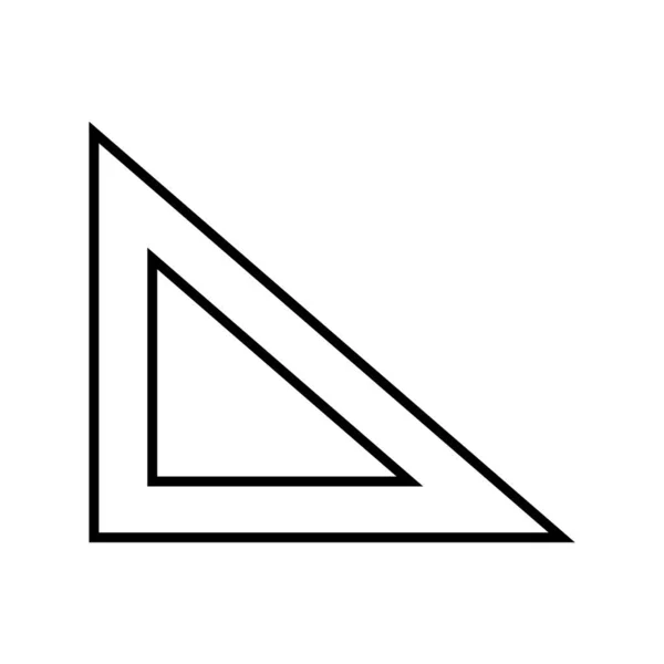 Значок Лінійки Векторний Шаблон Ілюстрація Логотип Дизайн — стоковий вектор