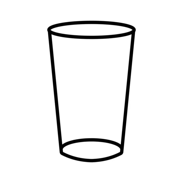 喝玻璃杯图标矢量模板图标设计 — 图库矢量图片