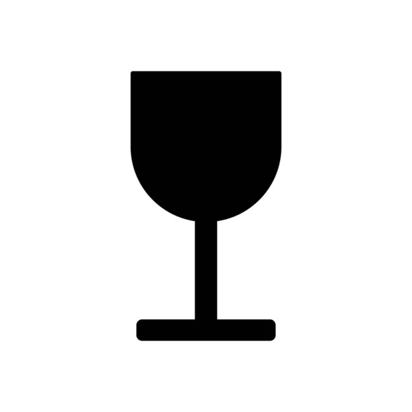 Trinken Glas Symbol Vektor Vorlage Illustration Logo Design — Stockvektor