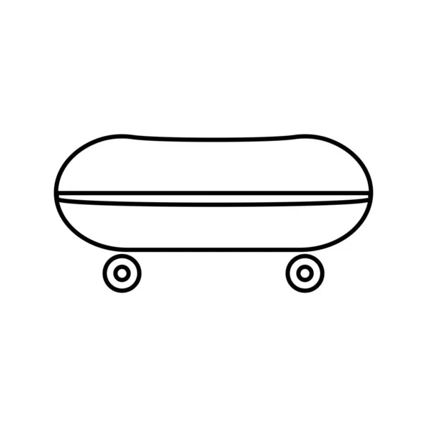 Дизайн Логотипа Векторного Шаблона Скейтборда — стоковый вектор