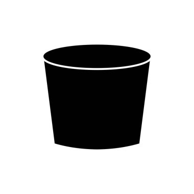 kova simgesi vektör şablonu illüstrasyon logo tasarımı