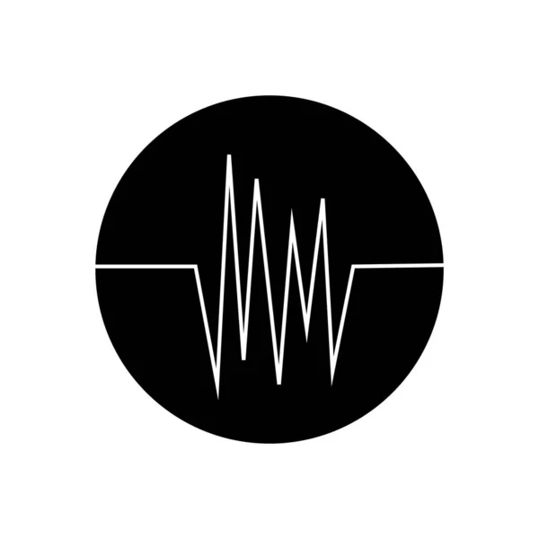 Σχέδιο Λογότυπου Εικονογράφησης Διανύσματος Εικονιδίου Καρδιάς — Διανυσματικό Αρχείο