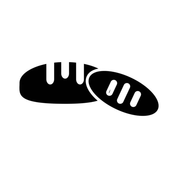 Хліб Значок Векторний Шаблон Ілюстрація Логотип Дизайн — стоковий вектор
