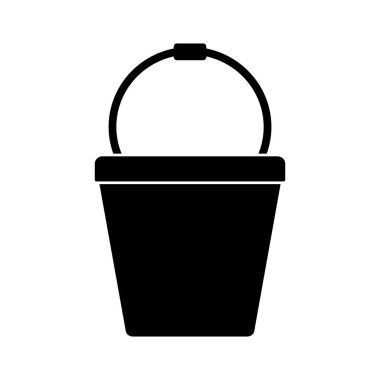 Kova simgesi vektör çizim logosu tasarımı