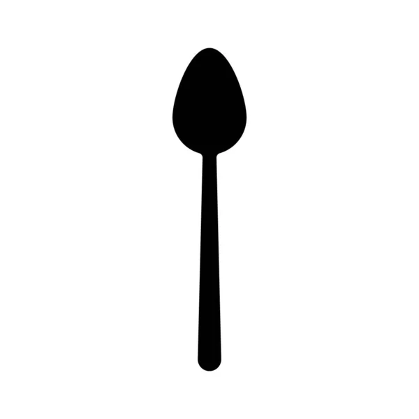 Löffel Symbol Vektor Vorlage Illustration Logo Design — Stockvektor
