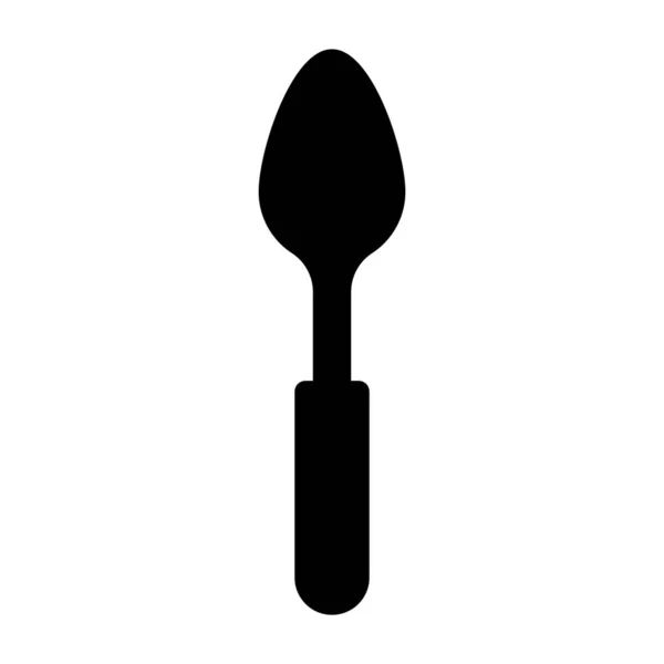 Cuillère Icône Vectoriel Modèle Illustration Logo Design — Image vectorielle