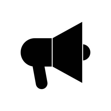 Hoparlör simgesi vektör şablonu çizim logosu tasarımı