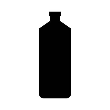 su şişesi ikonu vektör şablonu illüstrasyon logo tasarımı