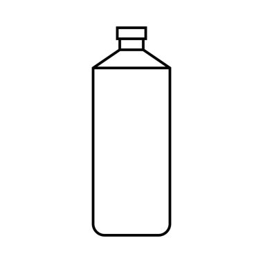 su şişesi ikonu vektör şablonu illüstrasyon logo tasarımı