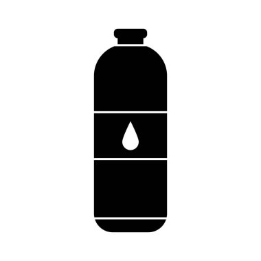 su şişesi ikonu vektör şablonu illüstrasyon logo tasarımı