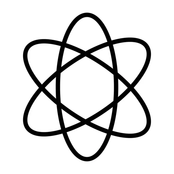 Návrh Loga Vektorové Šablony Atomu — Stockový vektor