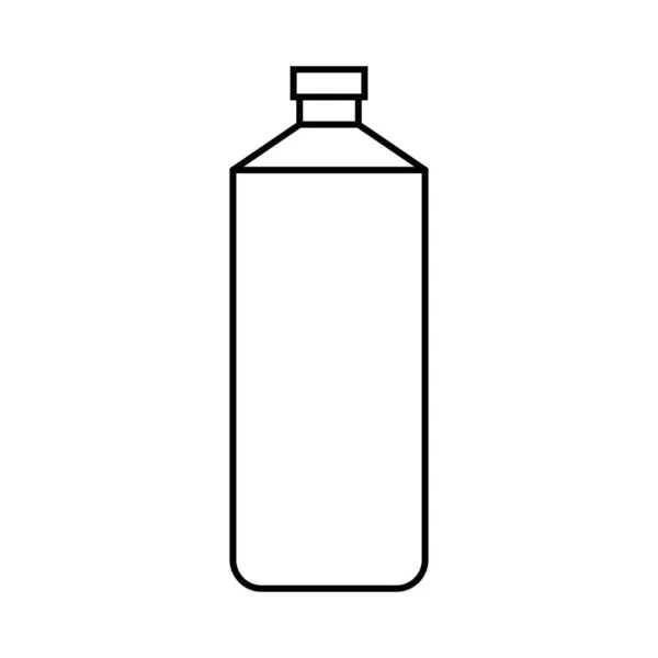 Woda Butelka Ikona Wektor Szablon Ilustracja Logo Projekt — Wektor stockowy