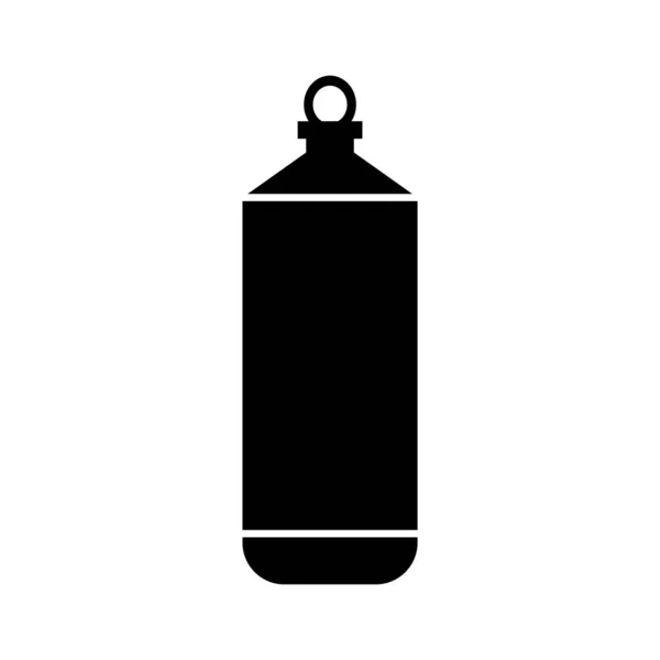 ウォーターボトルアイコンベクトルイラストロゴデザイン — ストックベクタ