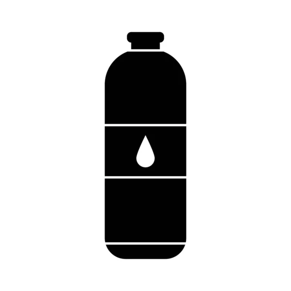 Water Bottle Icon Vector Template Gambar Logo Desain - Stok Vektor