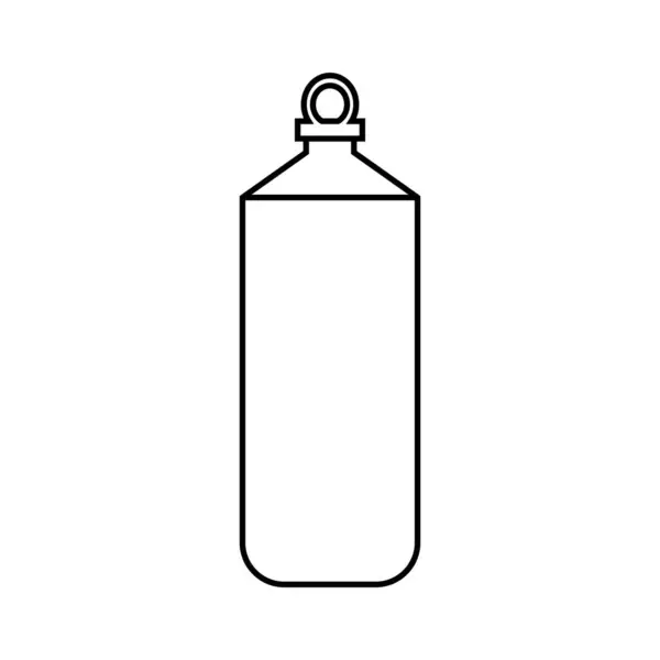 Water Bottle Icon Vector Template Gambar Logo Desain - Stok Vektor