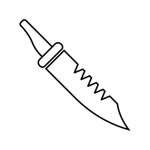 Εικονίδιο Μαχαίρι Διάνυσμα Πρότυπο Εικονογράφηση Λογότυπο Σχεδιασμό — Διανυσματικό Αρχείο