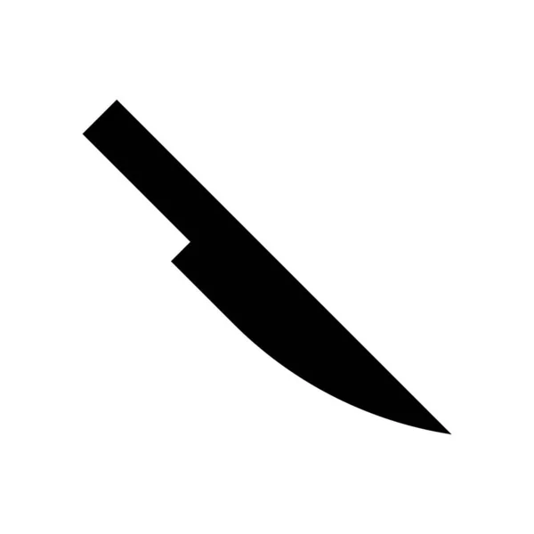 Nóż Ikona Wektor Szablon Ilustracja Logo Projekt — Wektor stockowy