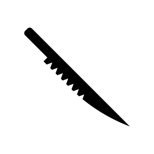 Couteau Icône Vecteur Modèle Illustration Logo Design — Image vectorielle