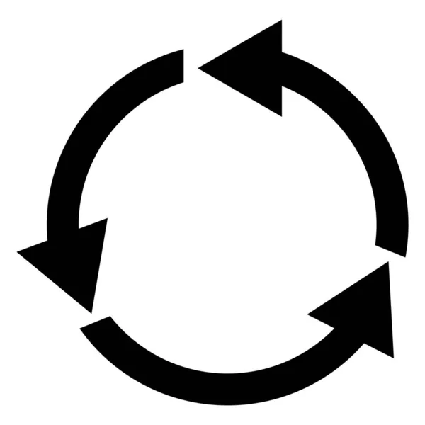 アイコンベクトルのイラストロゴデザインのリサイクル — ストックベクタ