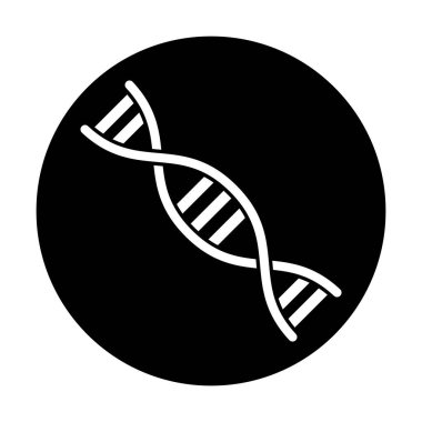 DNA simgesi vektör şablonu çizim logosu tasarımı