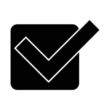 tik simgesi vektör şablonu illüstrasyon logo tasarımı