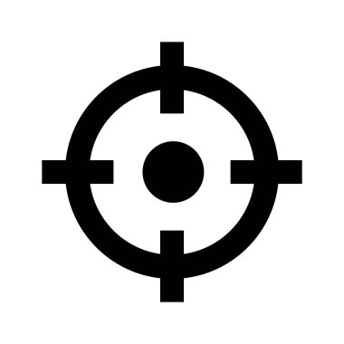 hedef simge vektör şablonu çizim logosu tasarımı