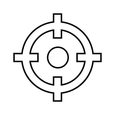 hedef simge vektör şablonu çizim logosu tasarımı