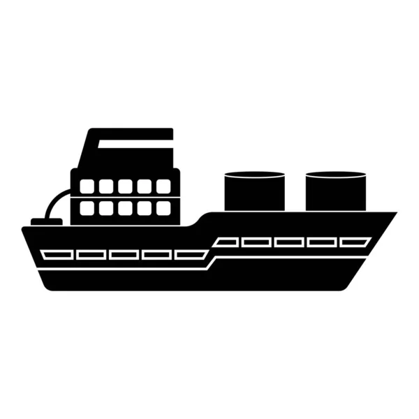 Boat Icon Vector Template Illustration Logo Design — Stock Vector