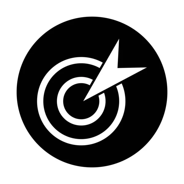 Цель Иконка Векторный Шаблон Иллюстрация Дизайн Логотипа — стоковый вектор
