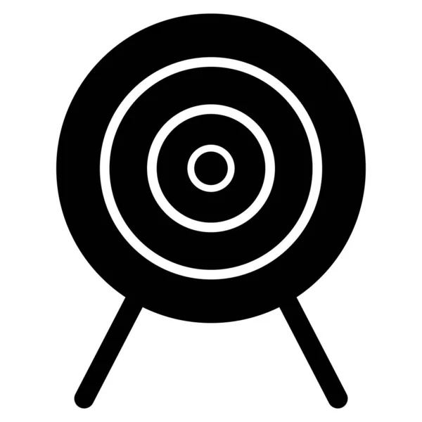Значок Цілі Векторна Шаблонна Ілюстрація Дизайн Логотипу — стоковий вектор