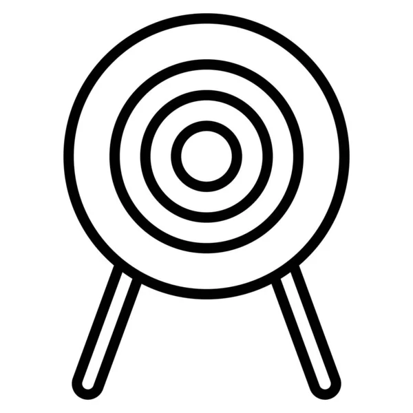 Ziel Symbol Vektor Vorlage Illustration Logo Design — Stockvektor