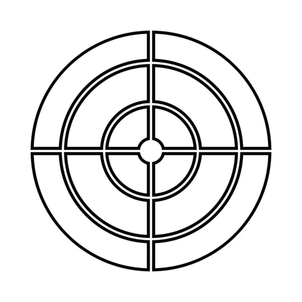 Cel Ikona Wektor Szablon Ilustracja Logo Projekt — Wektor stockowy