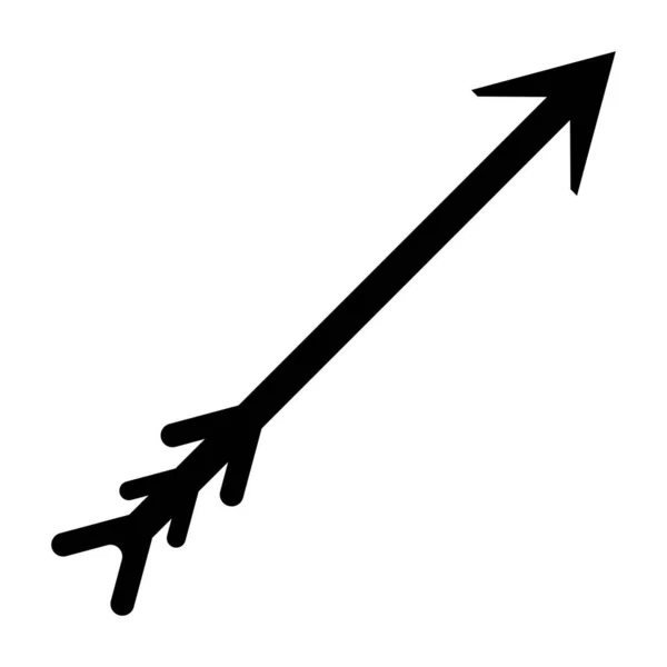 Иконка Стрелки Векторный Шаблон Рисунок Логотипа — стоковый вектор
