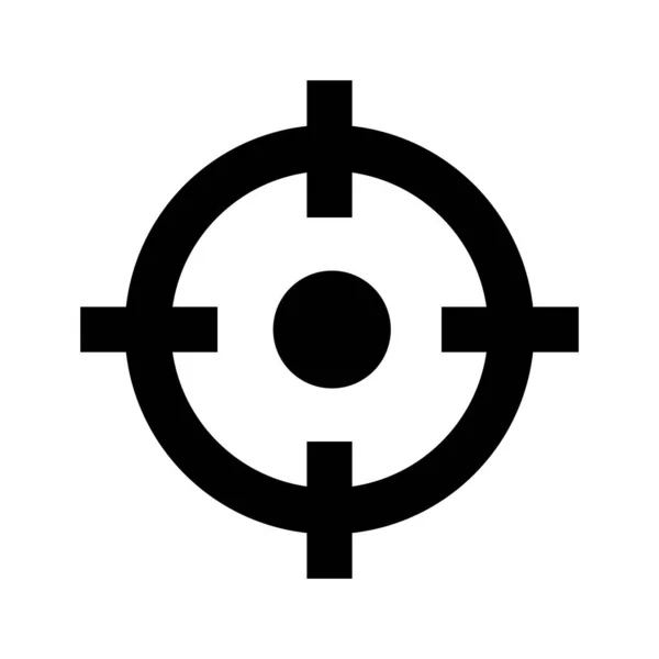 Target Icon Vector Template Illustration Logo Design — Stock Vector