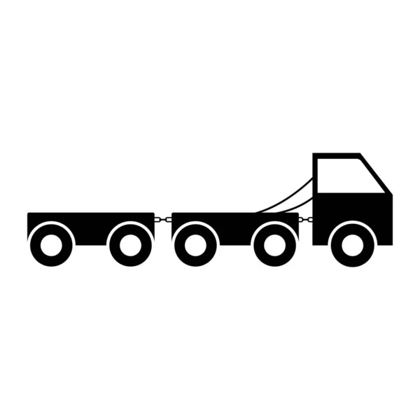 Icono Camión Vector Plantilla Ilustración Logo Diseño — Vector de stock