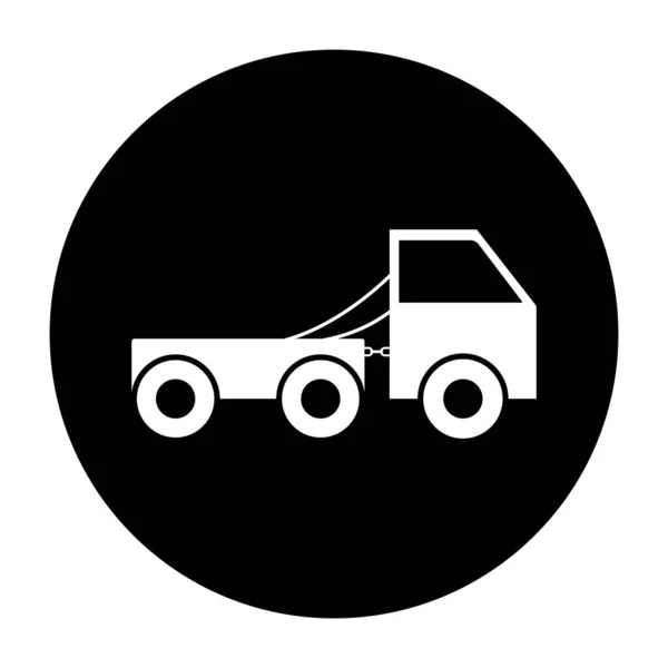 Kamyon Simgesi Vektör Şablonu Illüstrasyon Logo Tasarımı — Stok Vektör