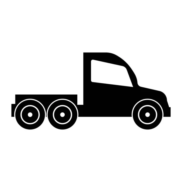 Caminhão Ícone Vetor Modelo Ilustração Logotipo Design —  Vetores de Stock