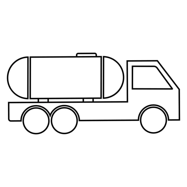 Іконка Вантажівки Векторний Шаблон Ілюстрація Логотип Дизайн — стоковий вектор