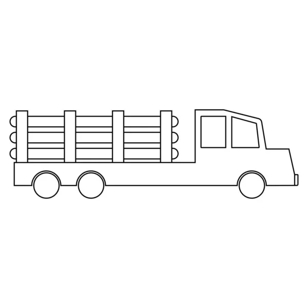 卡车图标矢量模板图标设计 — 图库矢量图片