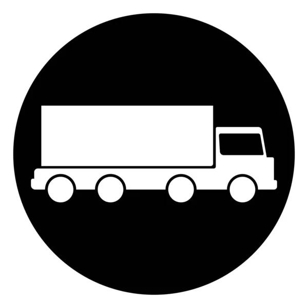 Φορτηγό Εικονίδιο Διάνυσμα Πρότυπο Εικονογράφηση Λογότυπο Σχεδιασμό — Διανυσματικό Αρχείο